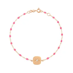 Miss Gigi Pink diamond bracelet, Rose Gold, 6.7"