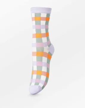 ODETTE FUNKIE SOCK - PURPLE HEATHER