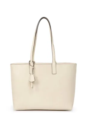 OSSO TOTE IN OFF-WHITE LEATHER