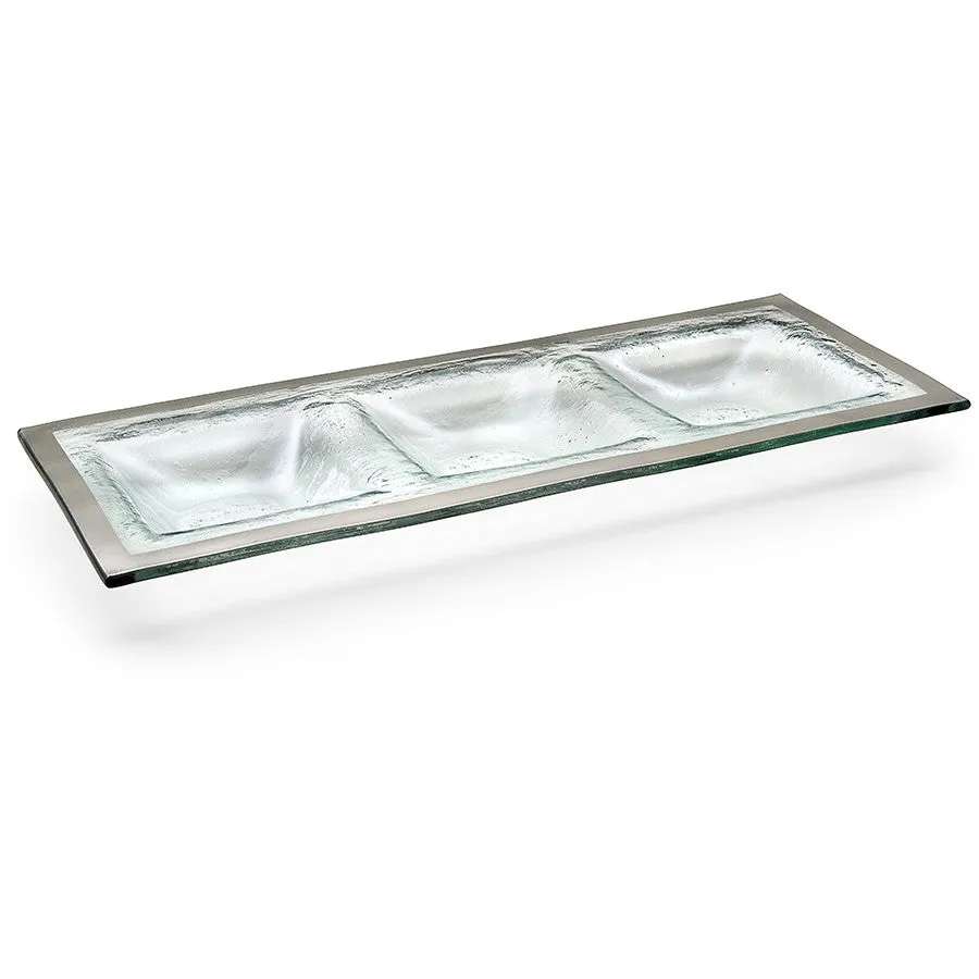 Roman Antique Three-Section Tray