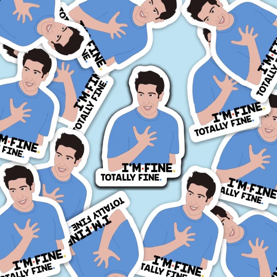 Ross Geller Friends Vinyl Sticker