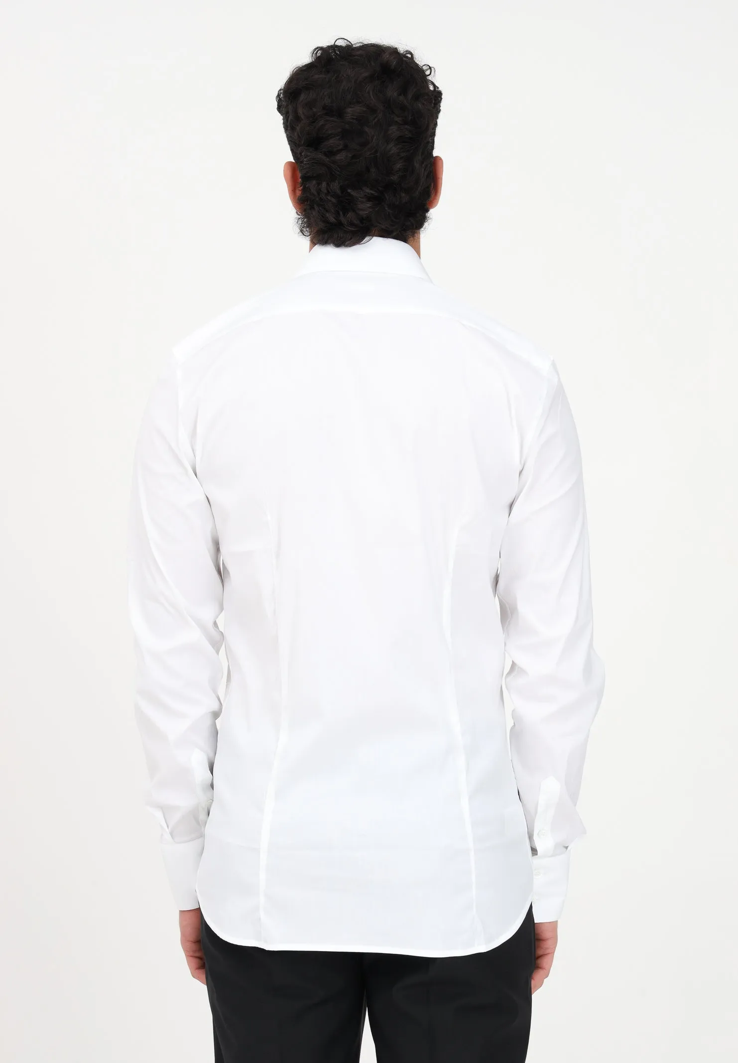 Shirt in stretch cotton poplin