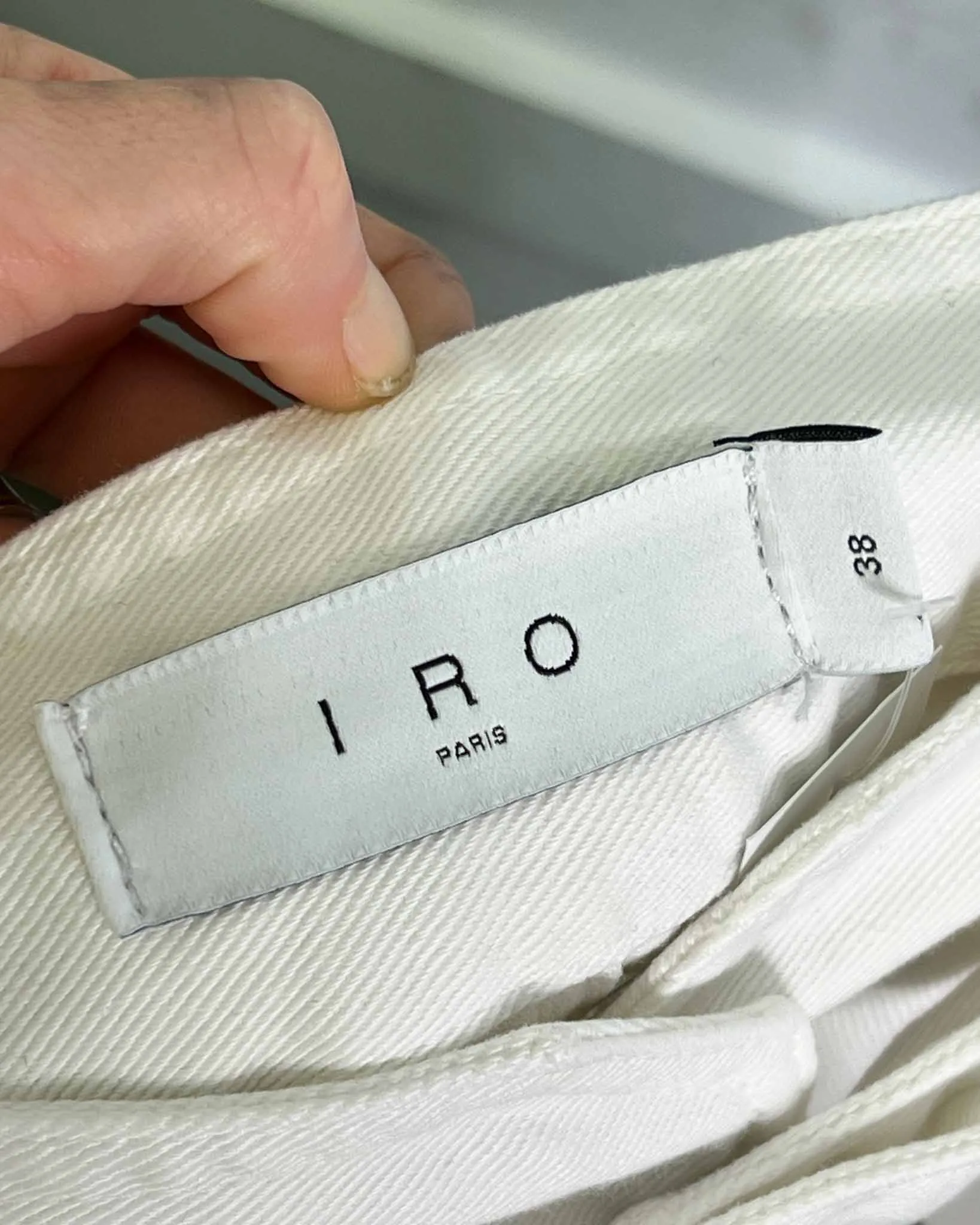 Size M - IRO Paris White Cargo Jeans