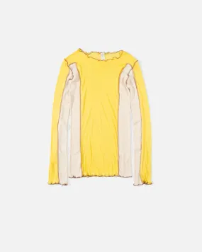 Sun Longsleeve - Undyed / Sun Yellow