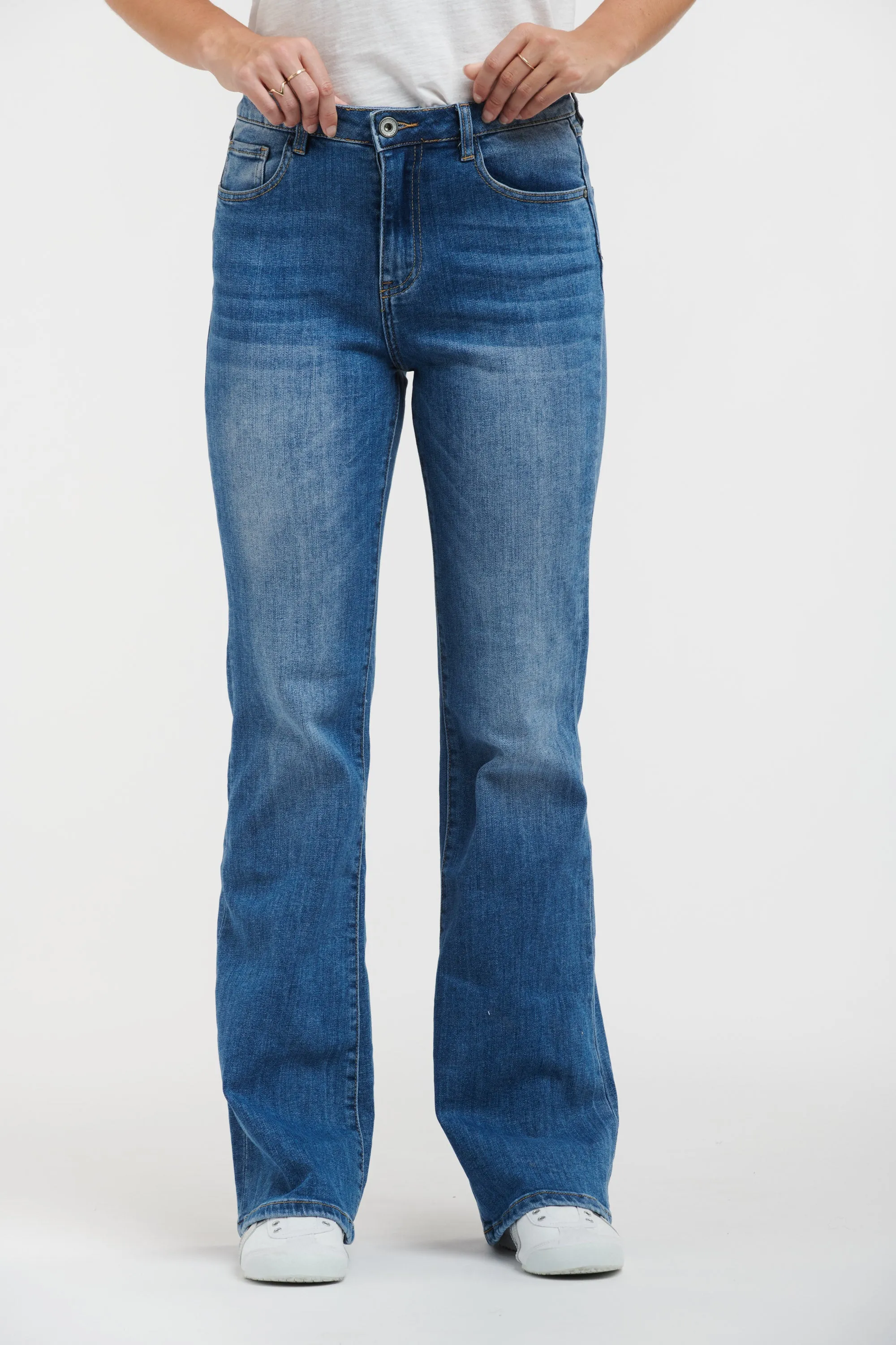 Texas Jean Mid Blue Denim