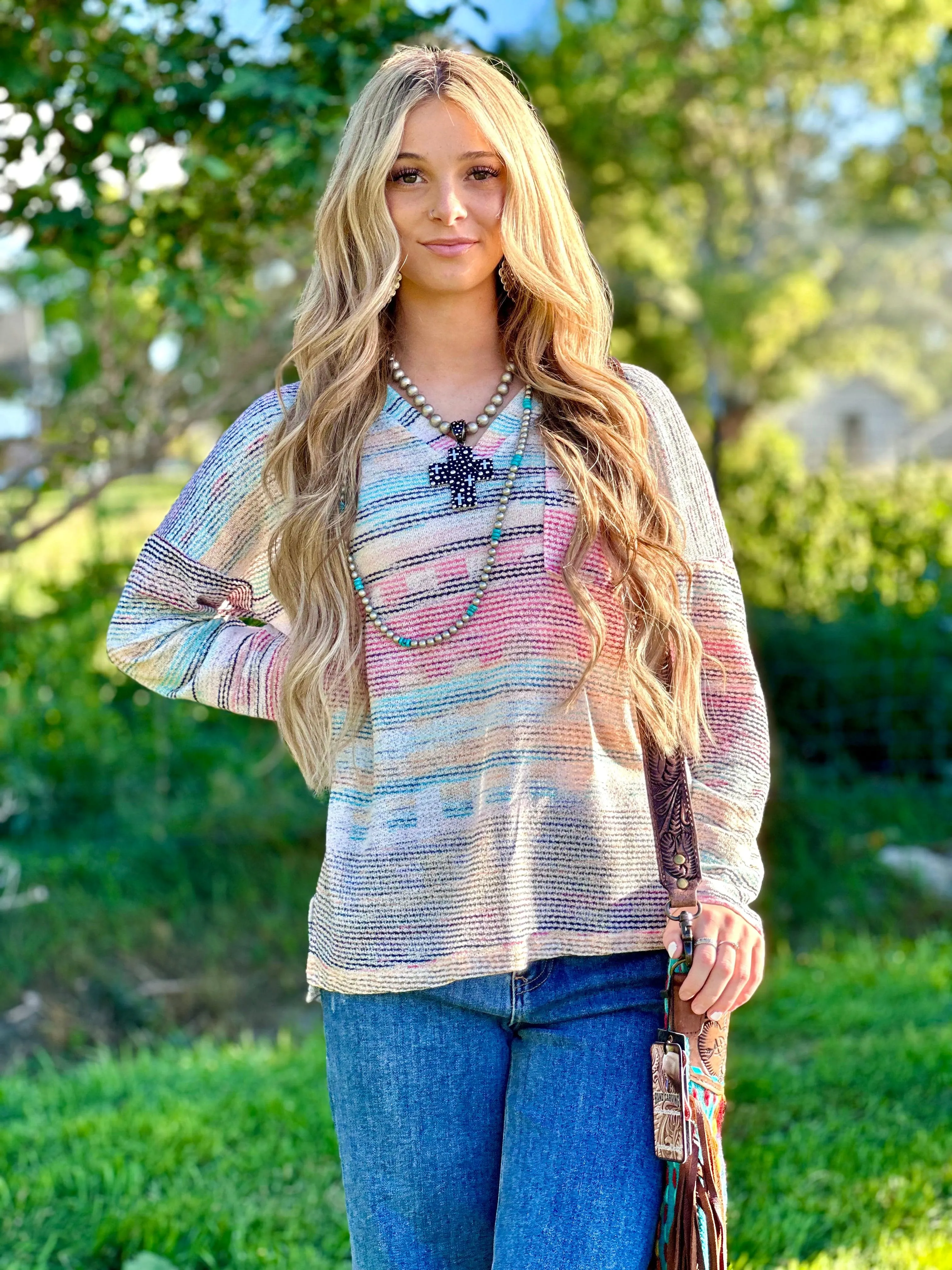 The Fall Santa Maria Striped Top