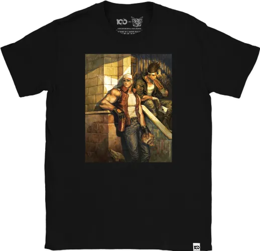 THE KING OF FIGHTERS - 'Terry & Joe' T-Shirt - Black