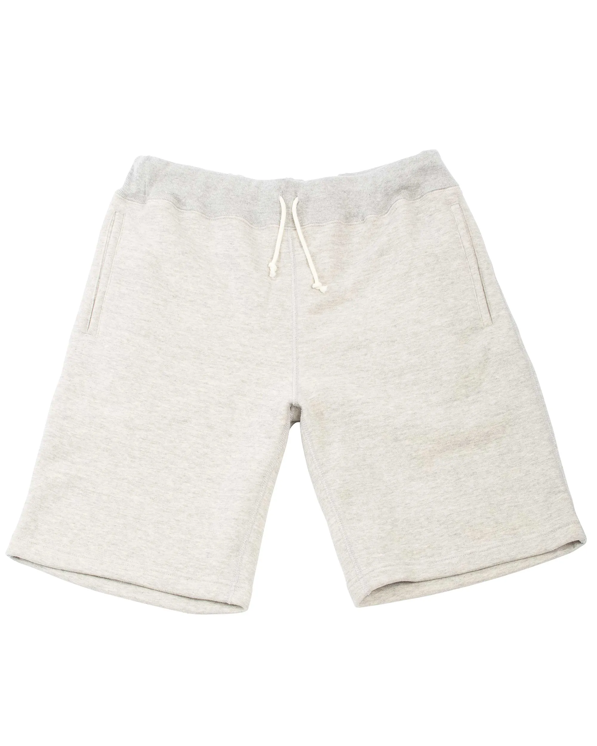 The Real McCoy's MC21019 9oz. Loopwheel Sweatshorts Ash Grey