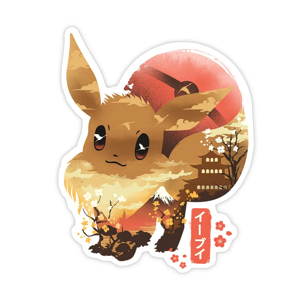 Ukiyo Eevee Sticker