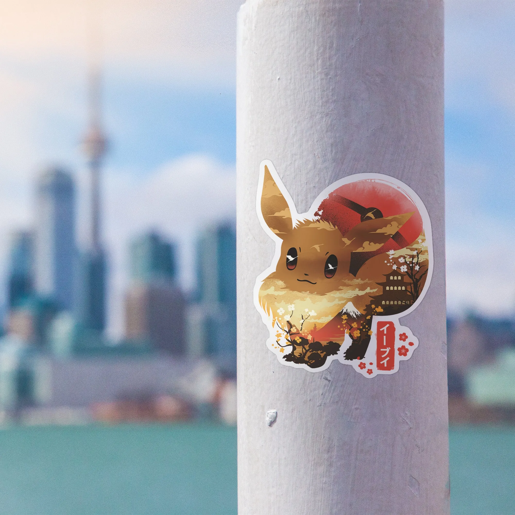 Ukiyo Eevee Sticker