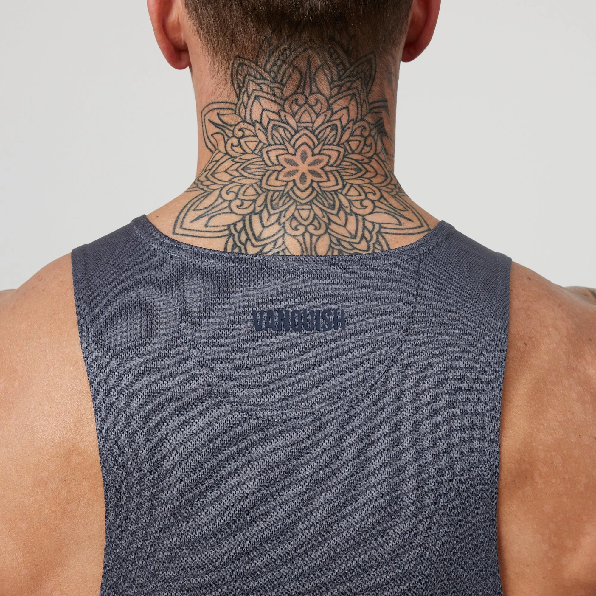 Vanquish Essential Denim Blue Performance Tank Top