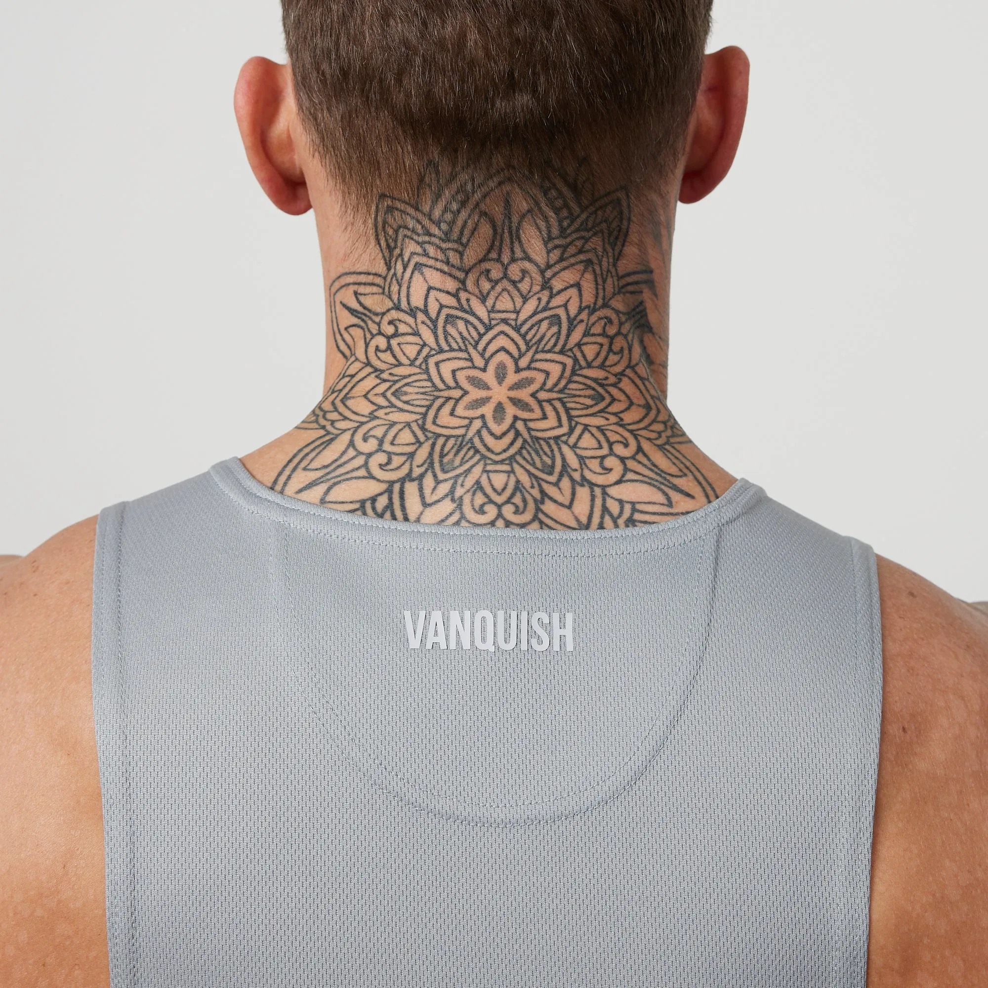 Vanquish Essential Steel Grey Performance Tank Top