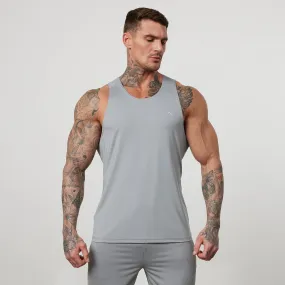 Vanquish Essential Steel Grey Performance Tank Top