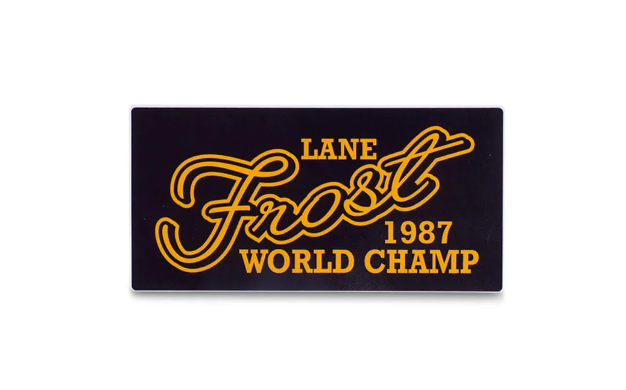 WORLD CHAMP STICKER