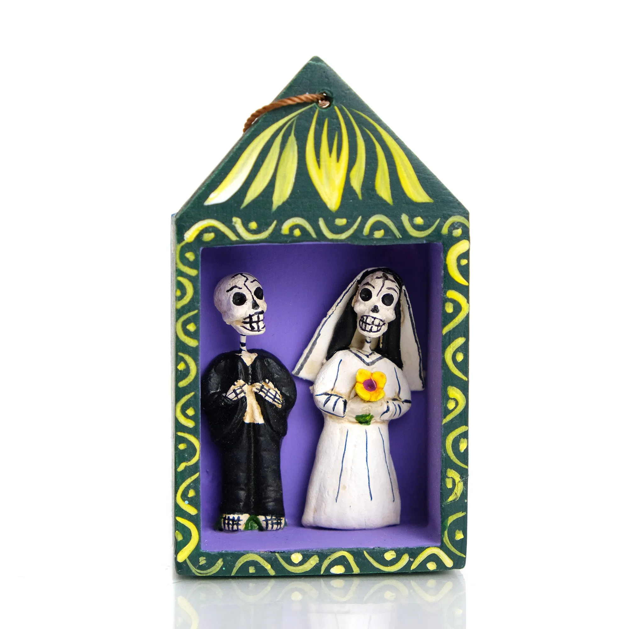 XS Wood Skelton Retablo #2